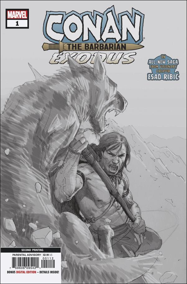 Conan the Barbarian: Exodus issue 1-D Esad Ribic Cover (2nd Printing)