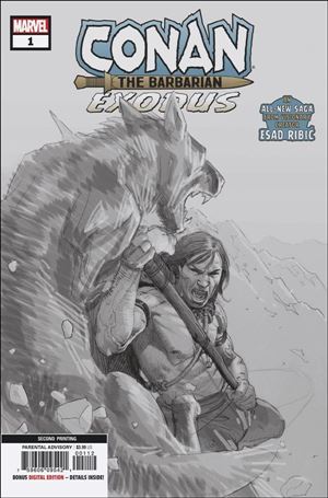 Conan the Barbarian: Exodus issue 1-D Esad Ribic Cover (2nd Printing)