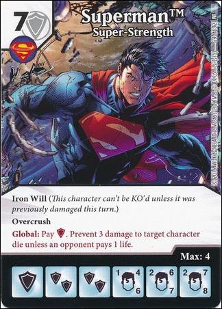 DC Comics Dice Masters World's Finest card 24 Superman: Super-Strength