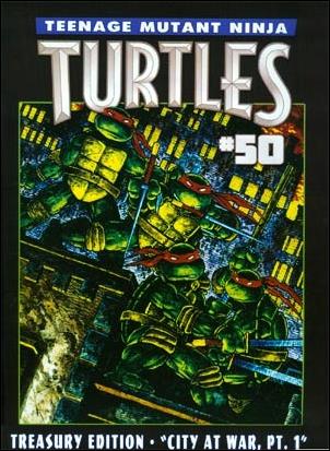 Teenage Mutant Ninja Turtles, Treasury Edition issue 50 Standard Cover