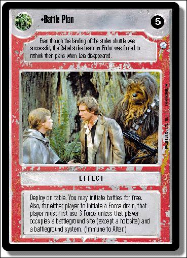 Star Wars: Endor Limited (Base Set) card 125 Battle Plan