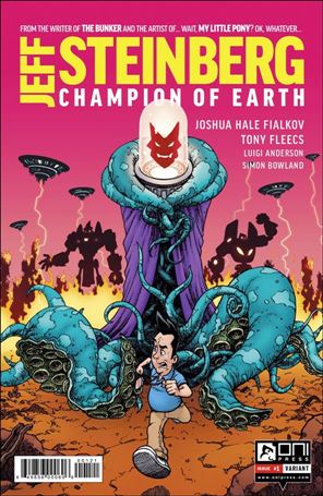 Jeff Steinberg: Champion of Earth issue 1-B Chris Burnham Cover