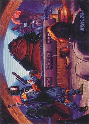 Star Wars: Shadows of the Empire (Base Set) card 94 At Last, Fett Delivers Han to Jabba