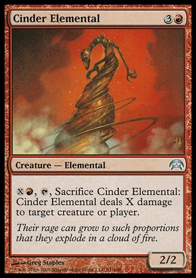 Magic the Gathering: Planechase (Base Set) card 51 Cinder Elemental