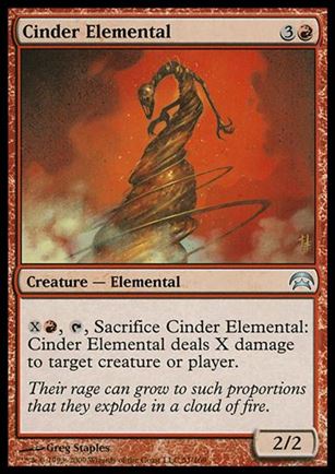 Magic the Gathering: Planechase (Base Set) card 51 Cinder Elemental