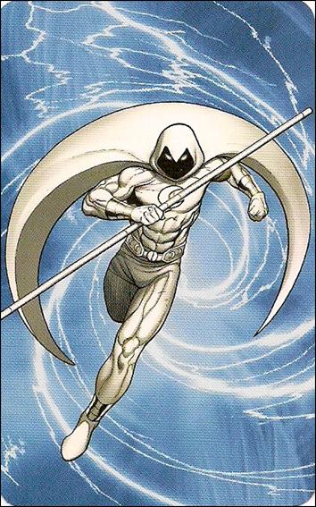 Marvel Universe: Series 1 (Promo) card 027 Moon Knight