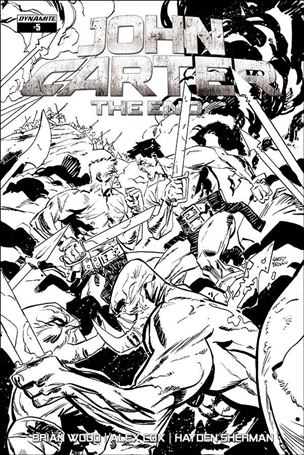 John Carter: The End issue 5-C B&W Garry Brown Cover