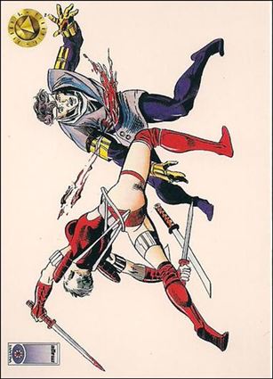 Deathmate (Base Set) card 50 Ninjak Falls