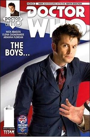 Doctor Who: The Tenth Doctor issue 1-R Previews UK Photo Cover