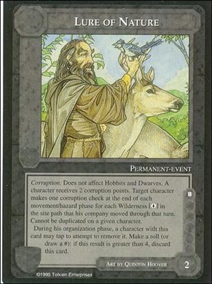 Middle-Earth: The Wizards (Base Set) card 267 Lure of Nature