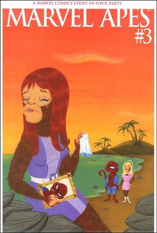 Marvel Apes issue 3-B Stephanie Buscema 1:20 Cover