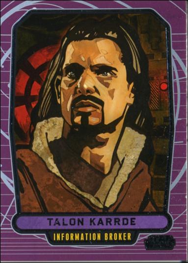 Star Wars Galactic Files (Base Set) card 201 Talon Karrde Information Broker