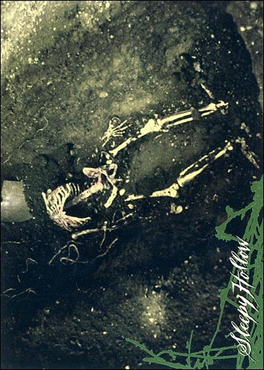 Sleepy Hollow (Movie) (Base Set) card 33 His Final Remains... But No Skull