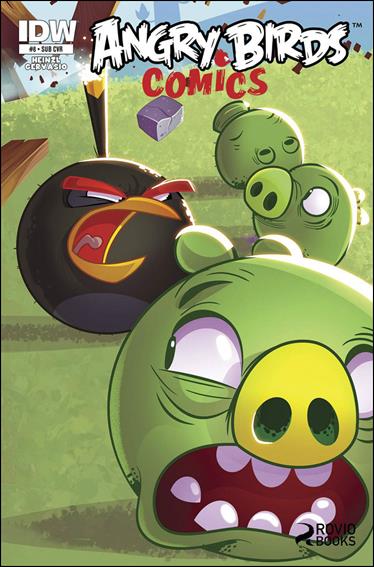 Angry Birds Comics (2014) issue 8-B Jarrod Gecek Subscription Cover