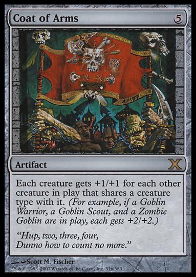 Magic the Gathering: 10th Edition (Base Set) card 316 Coat of Arms