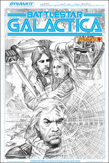 (Classic) Battlestar Galactica issue 4-B Alex Ross 1:xx Sketch Cover