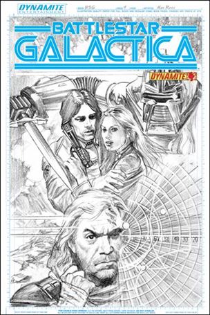 (Classic) Battlestar Galactica issue 4-B Alex Ross 1:xx Sketch Cover