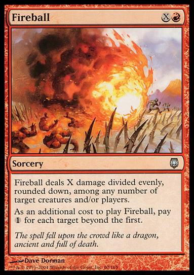 Magic the Gathering: Darksteel (Base Set) card 60 Fireball