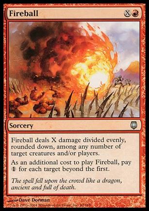 Magic the Gathering: Darksteel (Base Set) card 60 Fireball