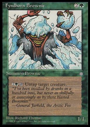 Magic the Gathering: Ice Age (Base Set) card 242 Fyndhorn Brownie