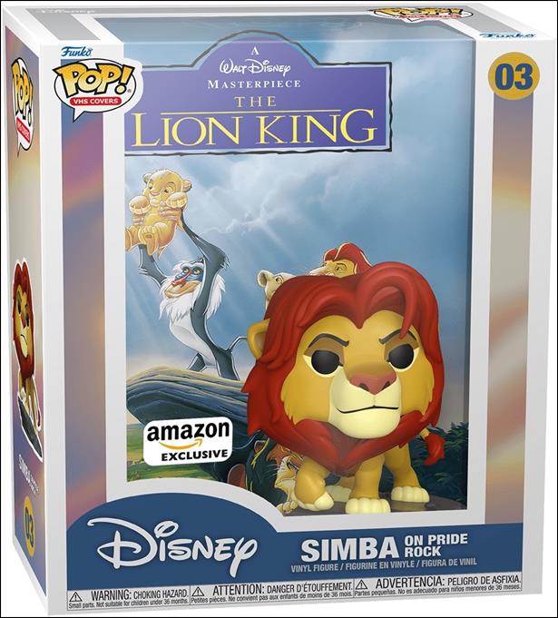 POP! VHS Covers figure 3 Simba on Pride Rock Amazon Exclusive