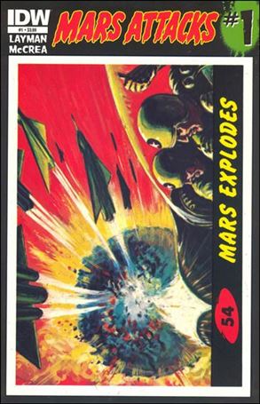 Mars Attacks (2012) issue 1-ZZB Card #54 (Mars Explodes)