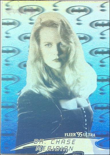 Batman Forever Fleer Ultra (Hologram Subset) card 5 Dr. Chase Meridian