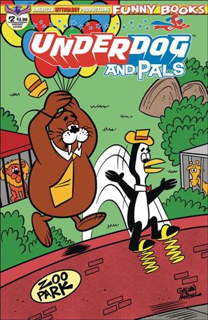 Underdog and Pals issue 2-B Bill Galvan Cover
