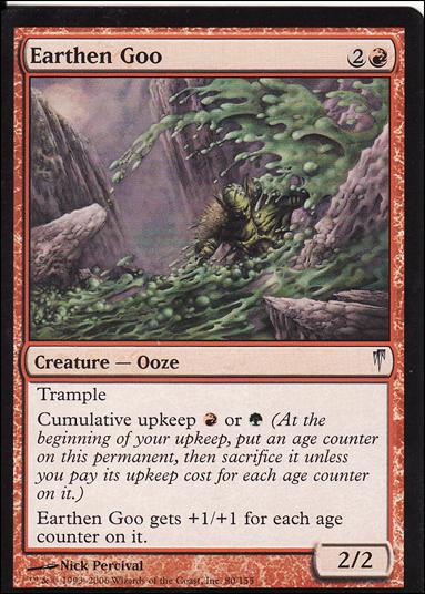 Magic the Gathering: Coldsnap (Base Set) card 80 Earthen Goo