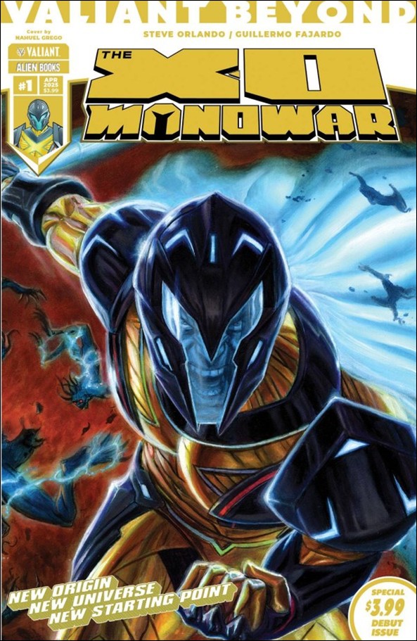 Valiant Beyond: The X-O Manowar issue 1-B Nahuel Grego Wraparound Cover