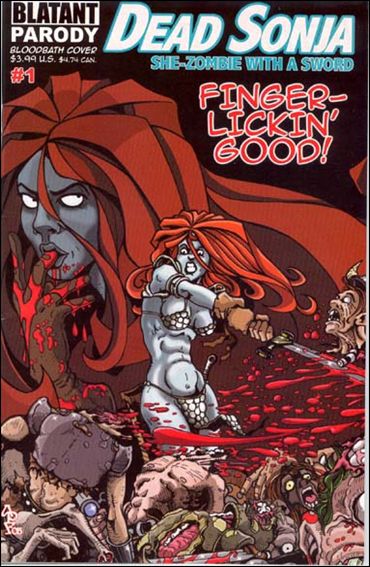 Dead Sonja: She-Zombie with a Sword issue 1-C Bloodbath Cover