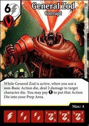 DC Comics Dice Masters World's Finest card 117 General Zod: Corrupt