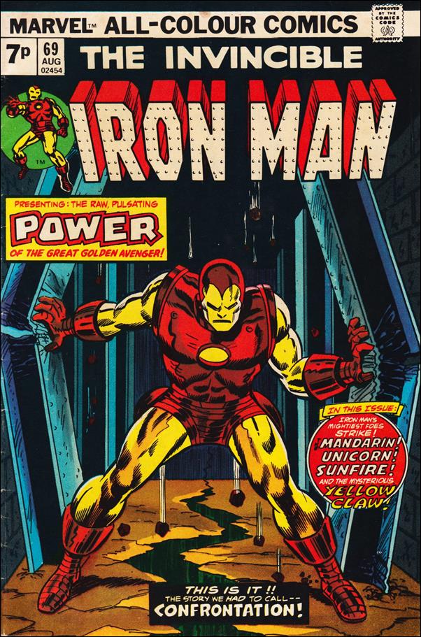 Iron Man (1968) issue 69-B UK Price Cover