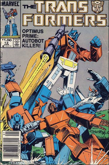 Transformers (1984) issue 12-C Canadian Price Cover