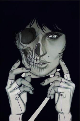 Grim issue 6-I Jenny Frison 616 Comics Black & White Virgin Cover
