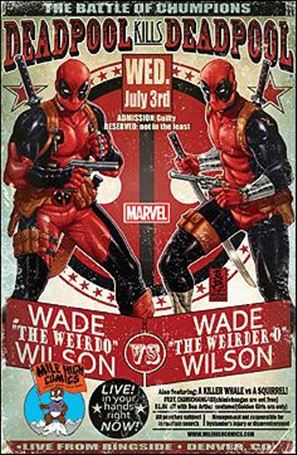 Deadpool Kills Deadpool issue 1-C Mark Brooks Mile High Comics Cover 1/3000