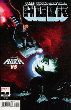 Immortal Hulk issue 5-B Rahzzah Cosmic Ghost Rider Cover