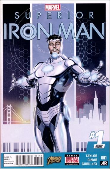 Superior Iron Man issue 1-J Mike Choi Cover (2nd Printing)