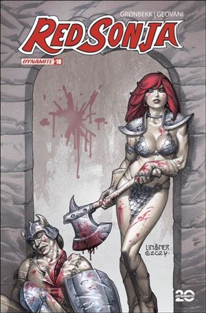 Red Sonja (2023) issue 18-C Joseph Michael Linsner Cardstock Cover