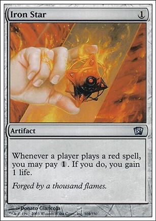 Magic the Gathering: 8th Edition (Base Set) card 304 Iron Star