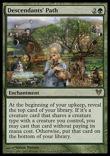 Magic the Gathering: Avacyn Restored (Base Set) card 173 Descendants' Path
