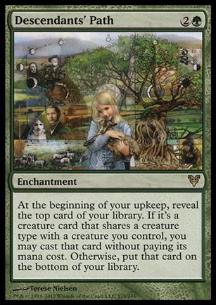 Magic the Gathering: Avacyn Restored (Base Set) card 173 Descendants' Path