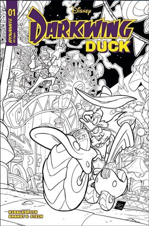 Darkwing Duck (2025) issue 1-M Ciro Cangialosi B&W 1:10 Cover