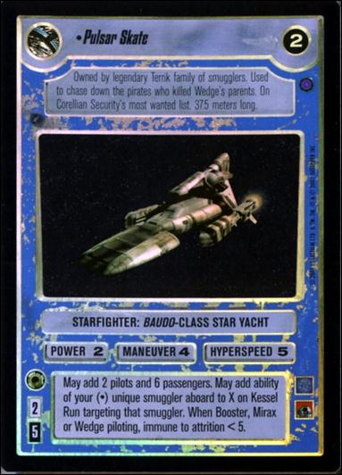 Star Wars: Reflections III (Base Set) card 191 Pulsar Skate