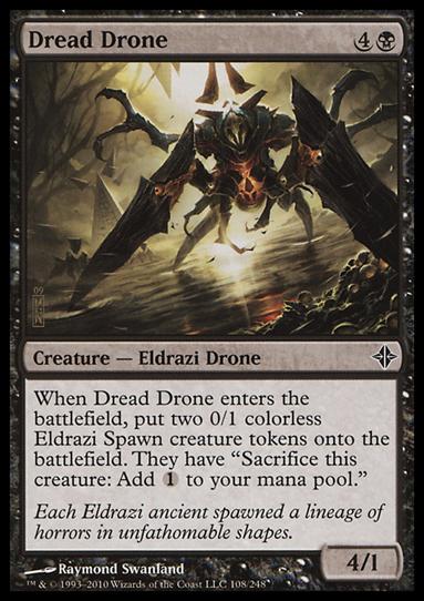 Magic the Gathering: Rise of the Eldrazi (Base Set) card 108 Dread Drone