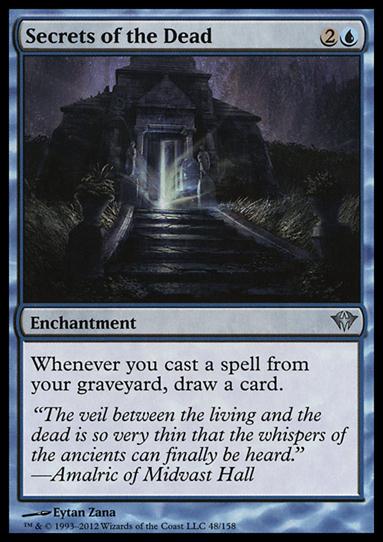 Magic the Gathering: Dark Ascension (Base Set) card 48 Secrets of the Dead
