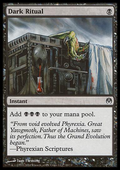 Magic the Gathering: Duel Decks: Phyrexia vs. the Coalition (Base Set) card 18 Dark Ritual
