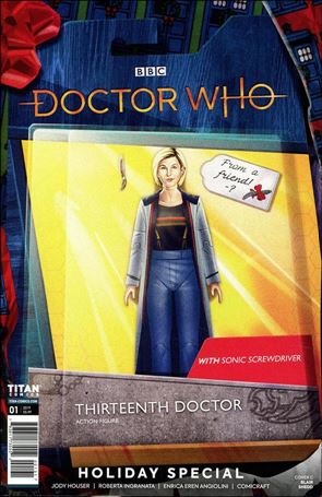 Doctor Who: The Thirteenth Doctor Holiday Special issue 1-C Blair Shedd Action Figure Cover