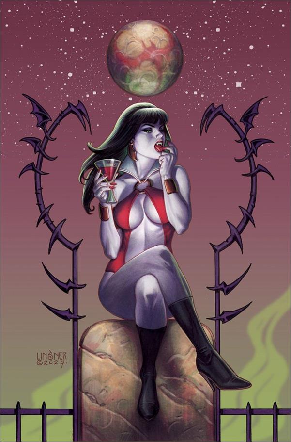 Vampirella: Dark Reflections issue 1-U Joseph Michael Linsner 1:50 Virgin Cardstock Cover
