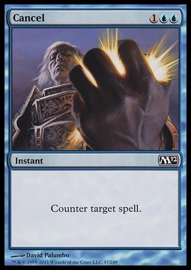 Magic the Gathering: 2012 Core Set (Base Set) card 47 Cancel